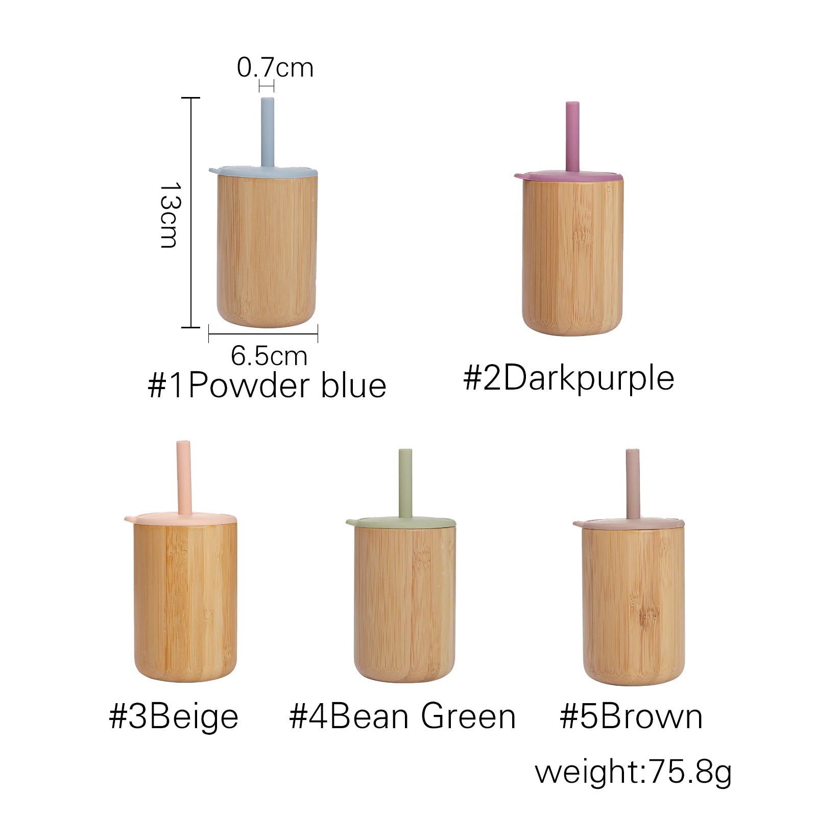 Leakproof Bamboo Feeding Cup