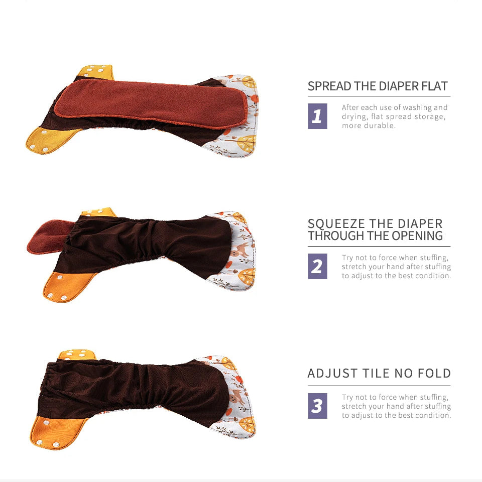 Fleece Reusable Diaper Insert