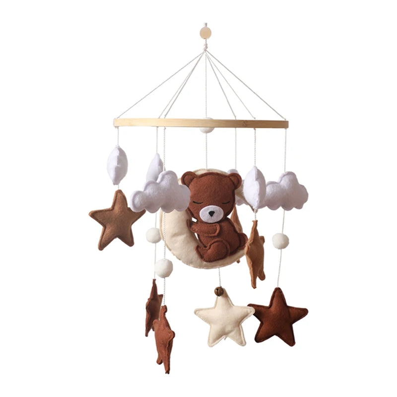 Hanging Wooden Crib Mobile