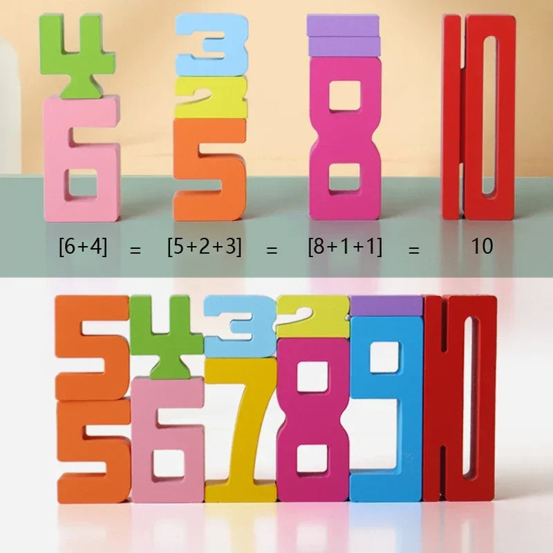 Number Balance Stacking Blocks