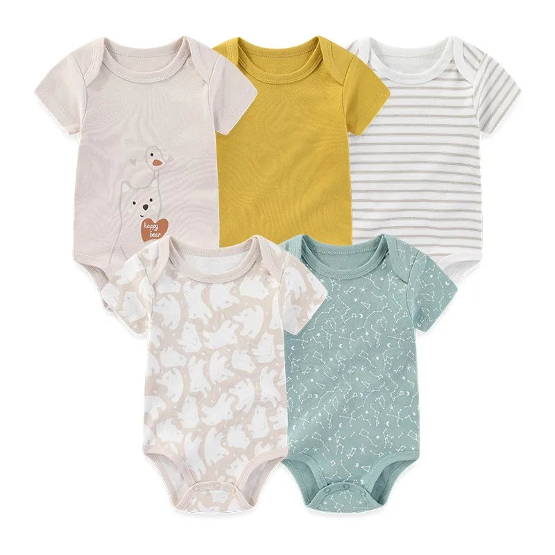 Short Sleeve Baby Romper Set