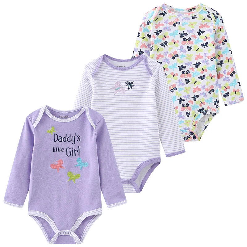 Long Sleeve Cotton Onesie Set