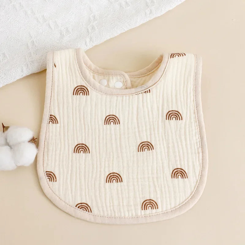 U-Shaped Cotton Saliva Bib Soft Baby Bib | Blooming Babies