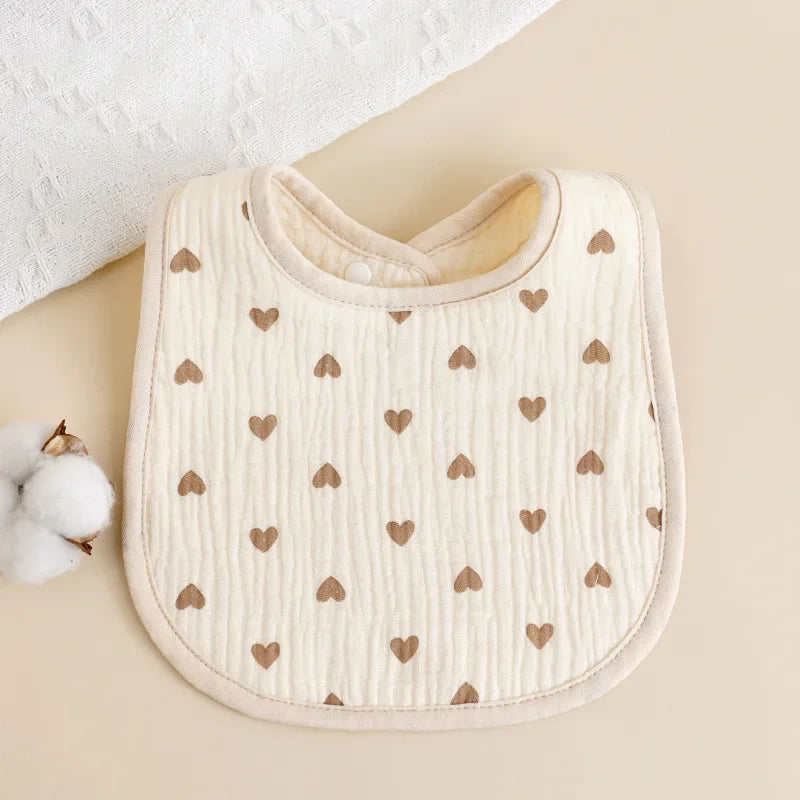U-Shaped Cotton Saliva Bib Soft Baby Bib | Blooming Babies