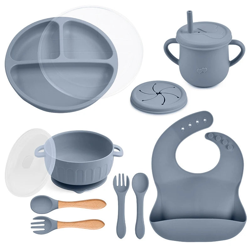 Silicone Baby Tableware Set
