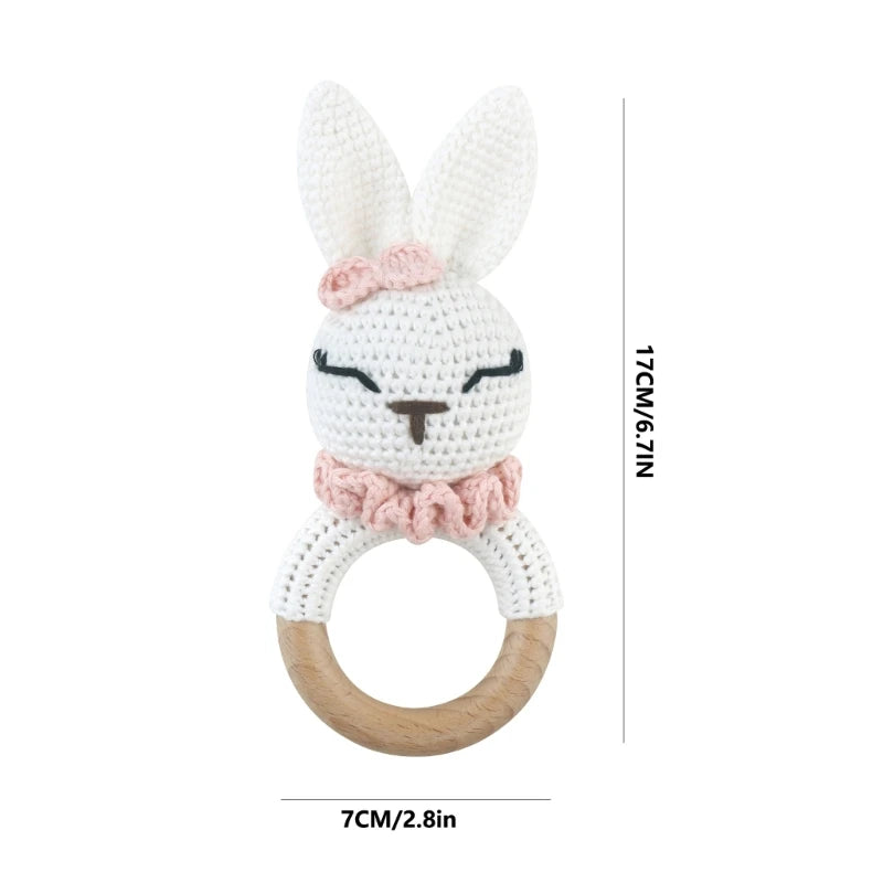 Wooden Animal Teether Ring for Babies | Blooming Babies
