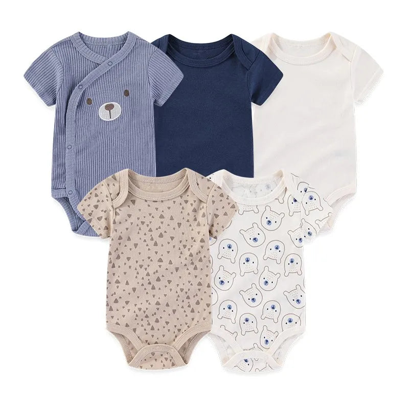 Short Sleeve Baby Romper Set