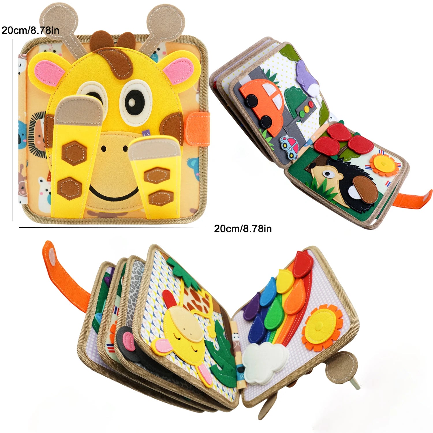 Soft Portable 3D Cloth Book