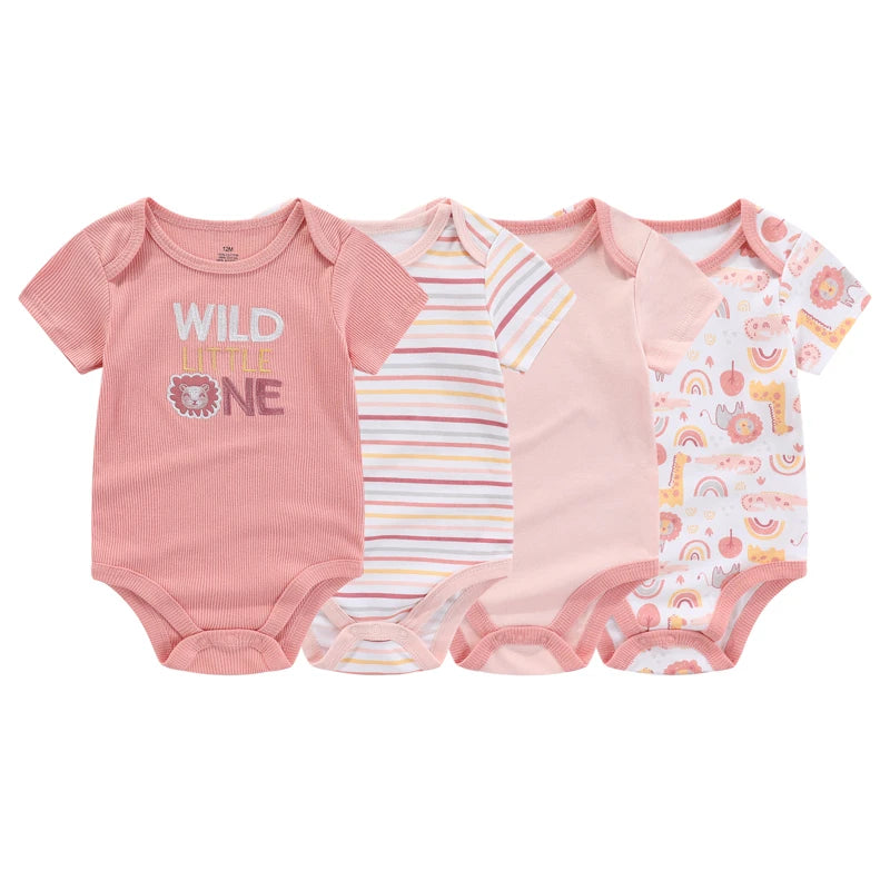 Short Sleeve Baby Romper Set