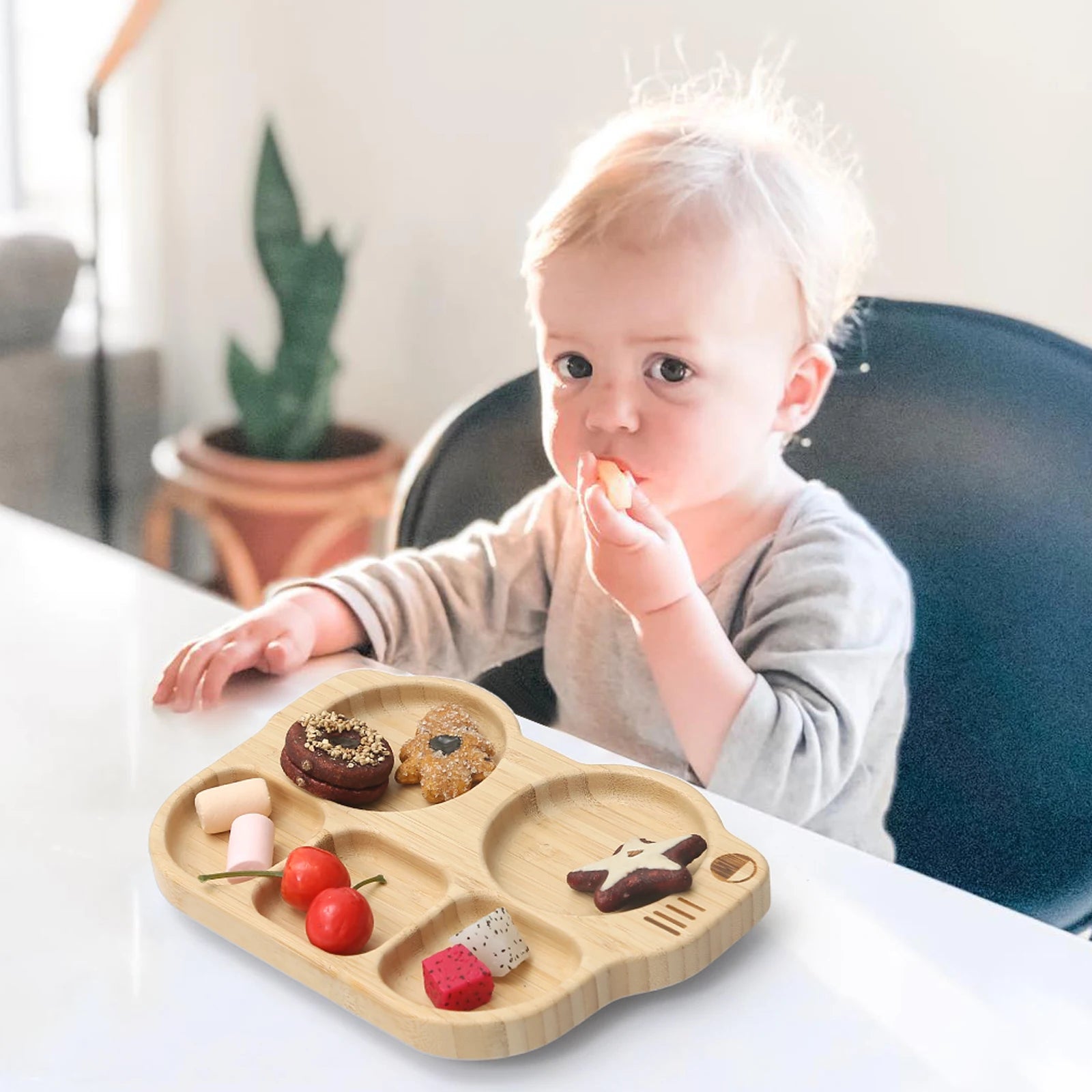 Wooden Car Tableware Set for Toddlers | Blooming Babies