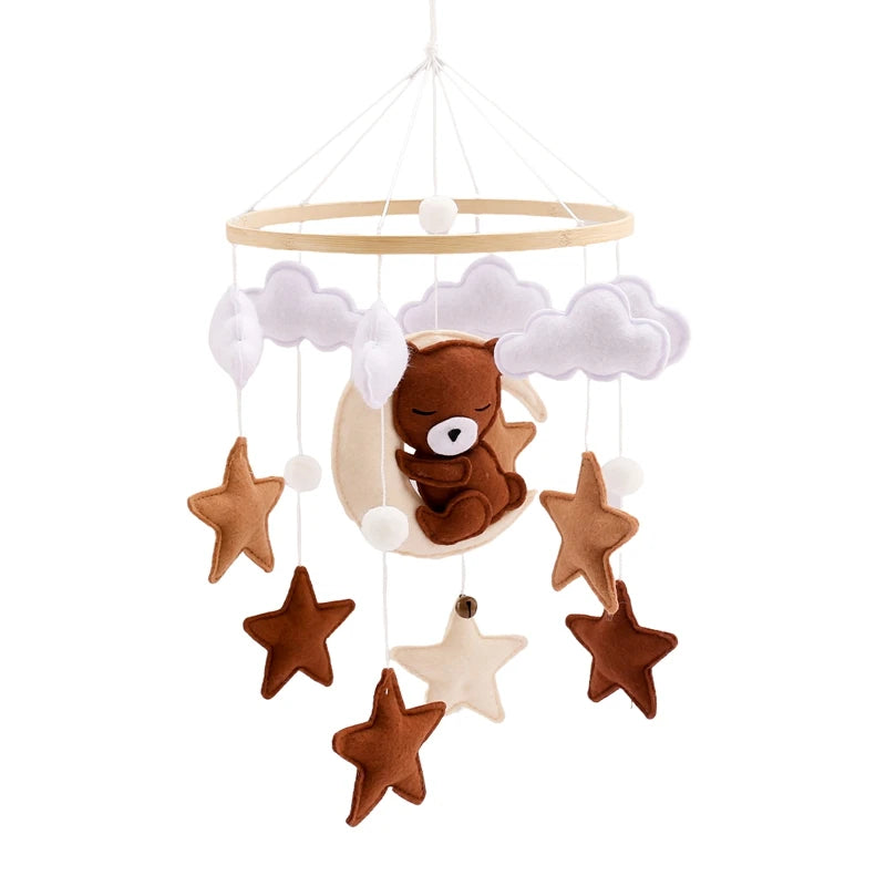 Crib Wooden Nursery Mobile