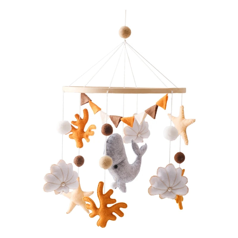 Crib Wooden Nursery Mobile