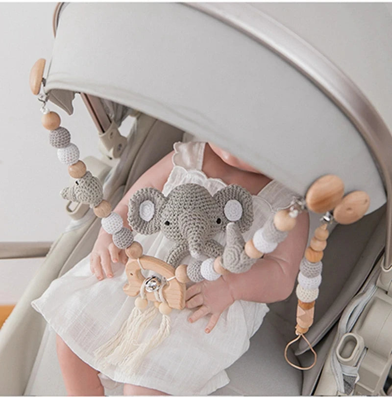 Elephant Stroller Pendant Baby Toy | Blooming Babies