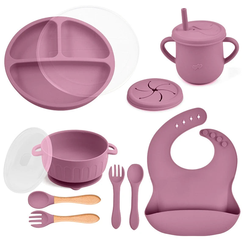 Silicone Baby Tableware Set