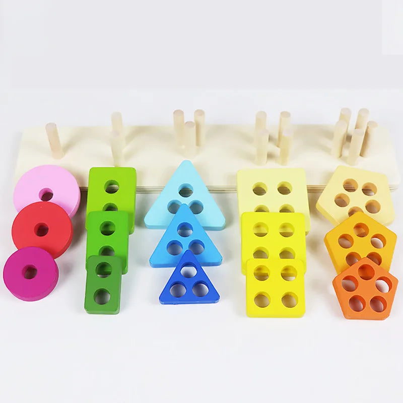 Shape Stack Wooden Puzzle