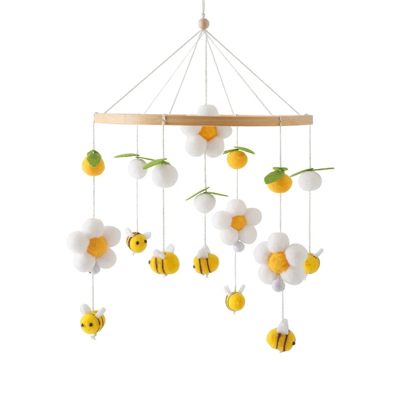 Hanging Wooden Crib Mobile