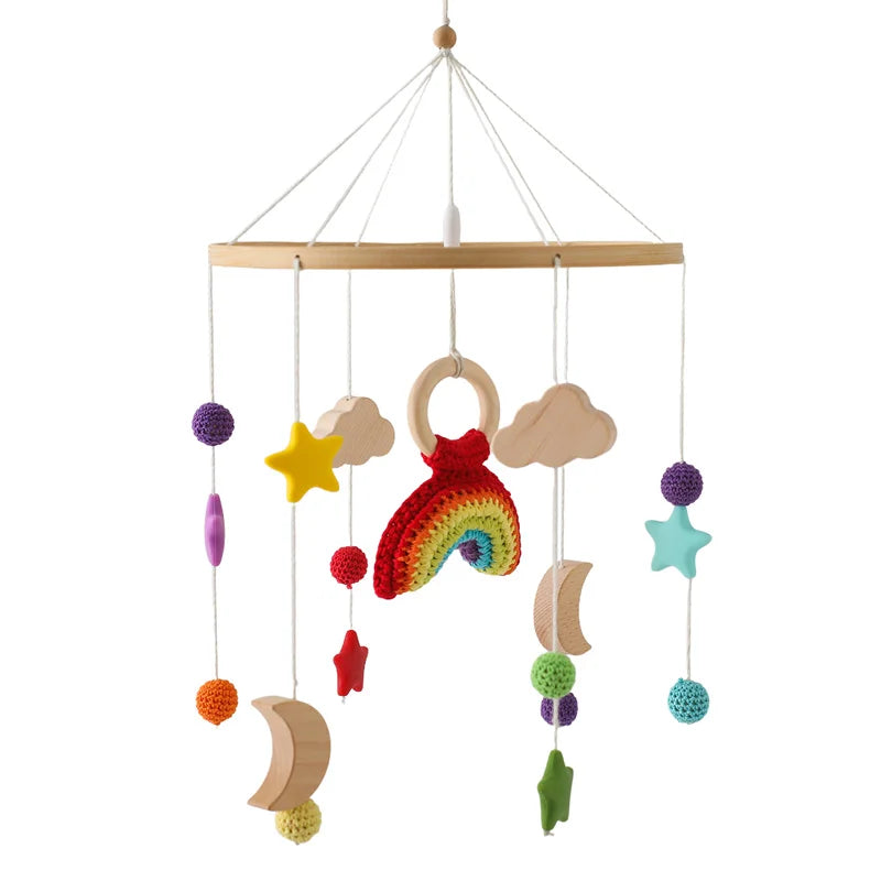 Crib Wooden Nursery Mobile