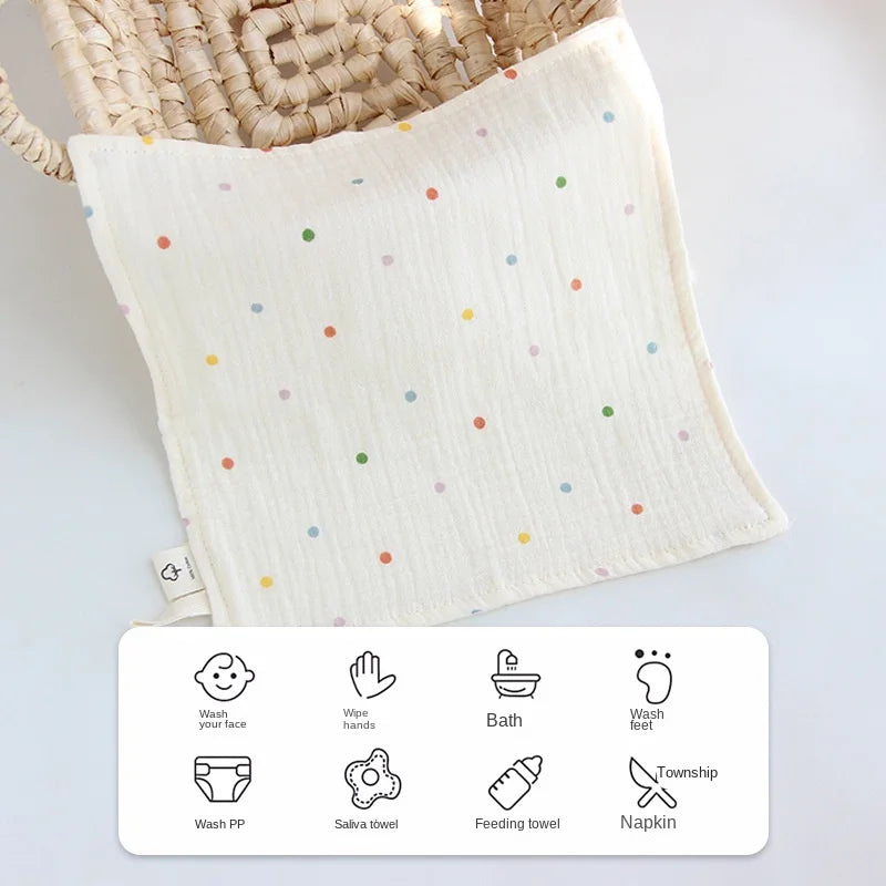 Four-Layer Muslin Square Towel for Babies | Blooming Babies