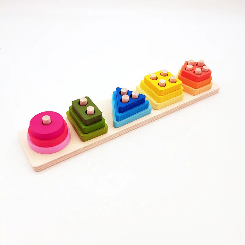 Shape Stack Wooden Puzzle