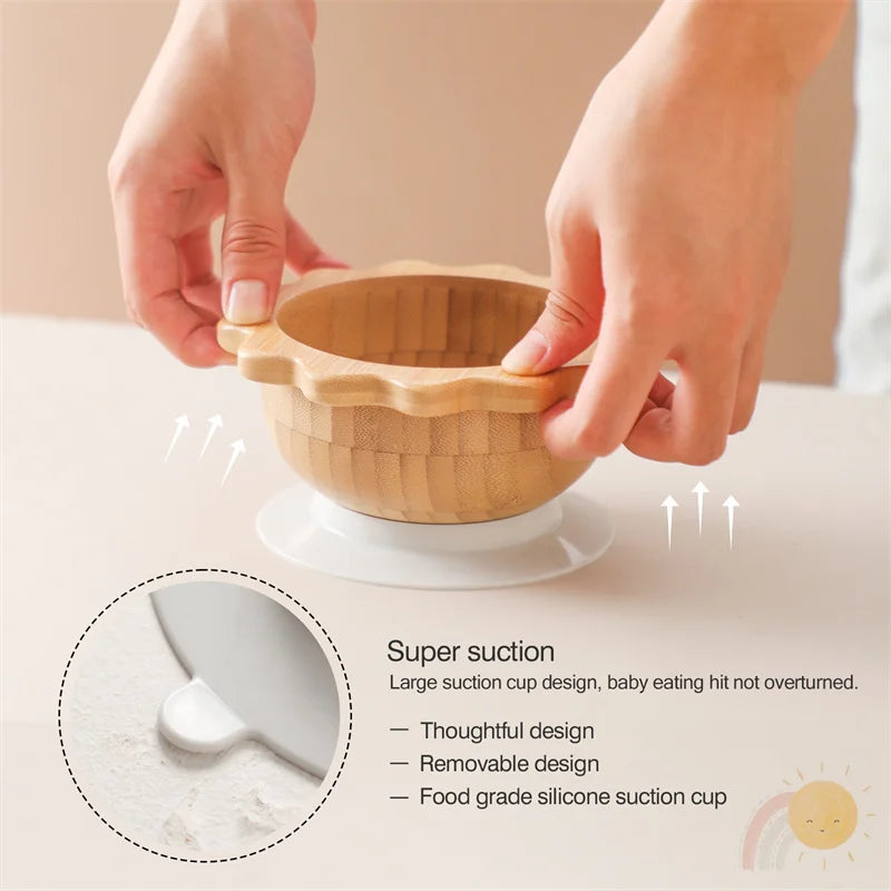 Sun Bamboo Tableware Set Eco-Friendly & Safe | Blooming Babies