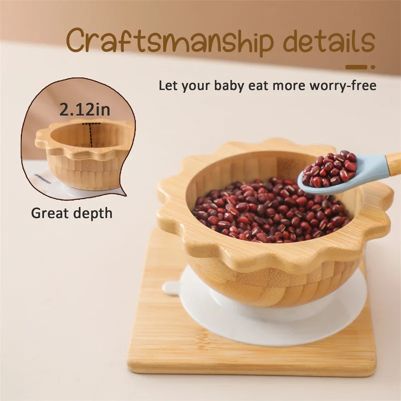Sun Bamboo Tableware Set Eco-Friendly & Safe | Blooming Babies