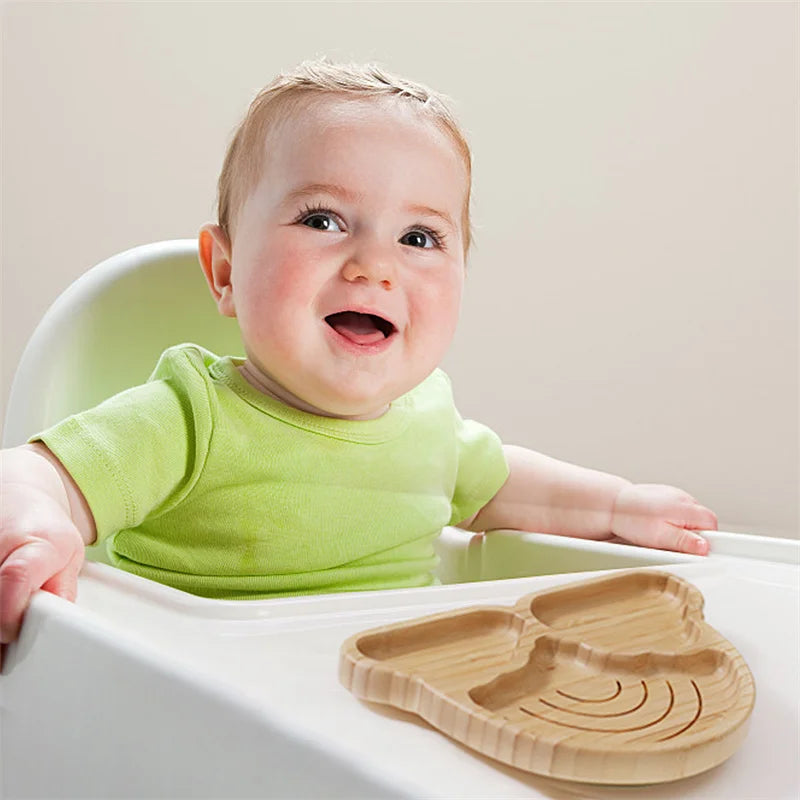 Cloud Wooden Tableware Set for Toddlers | Blooming Babies