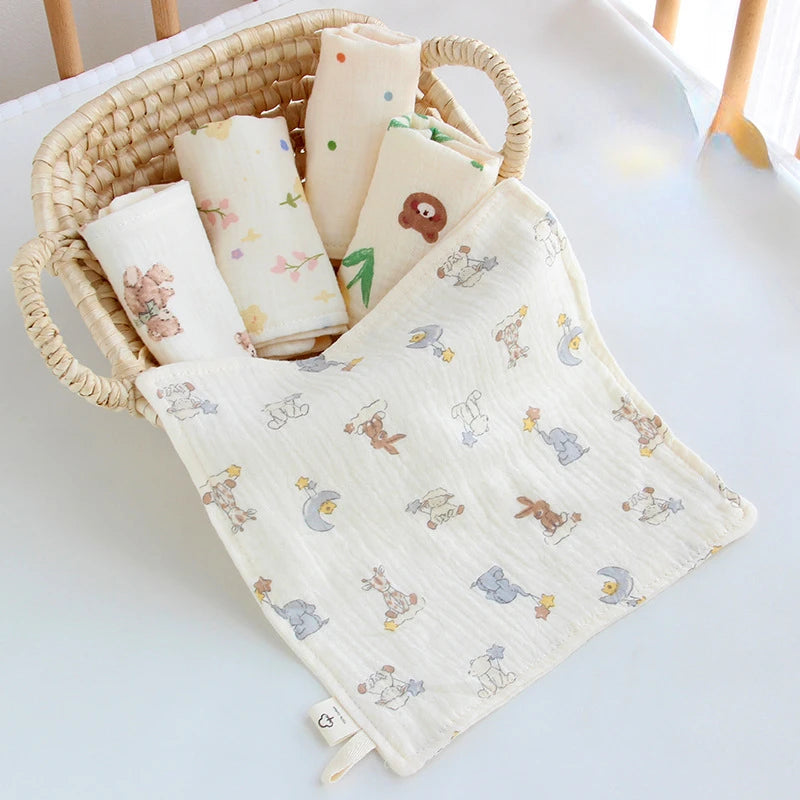 Four-Layer Muslin Square Towel for Babies | Blooming Babies