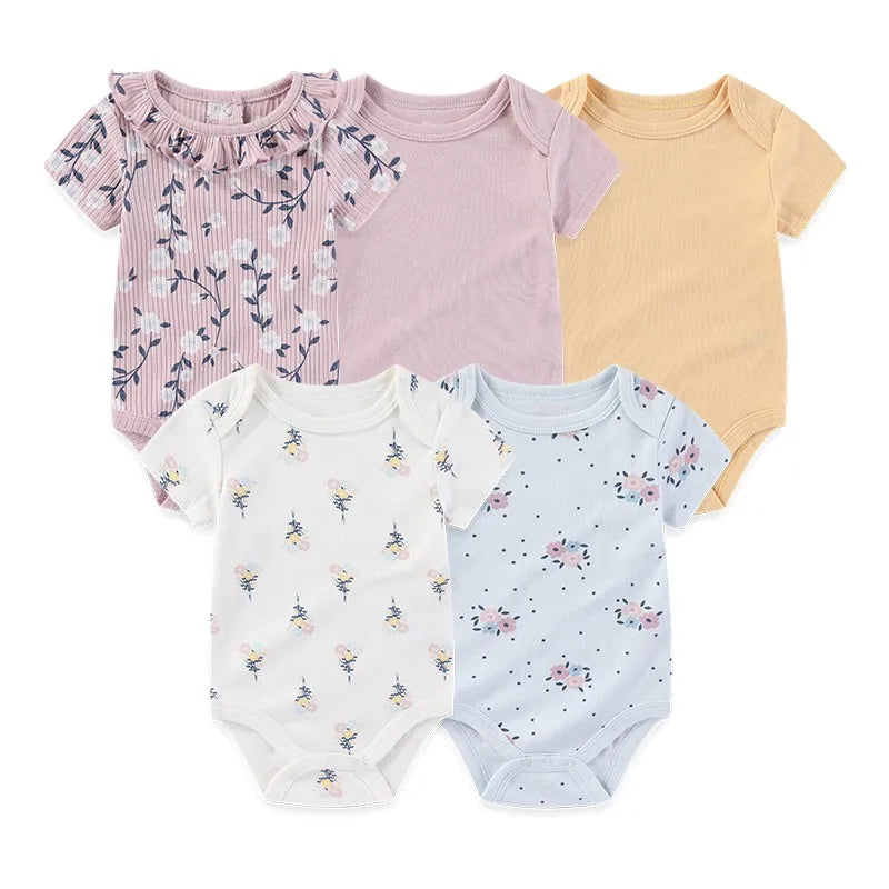 Short Sleeve Baby Romper Set