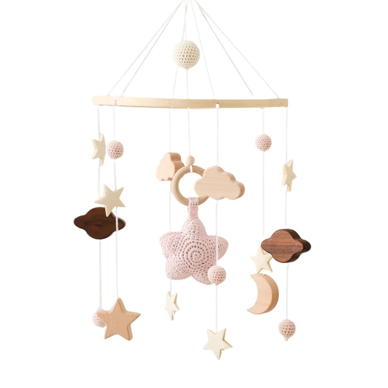 Crib Wooden Nursery Mobile