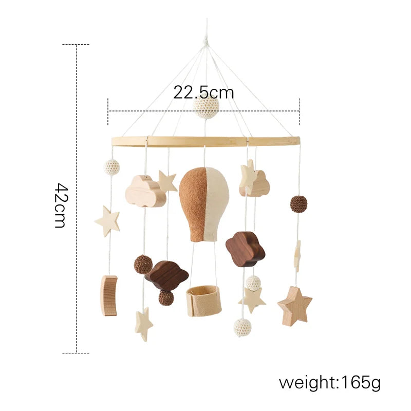 Crib Wooden Nursery Mobile
