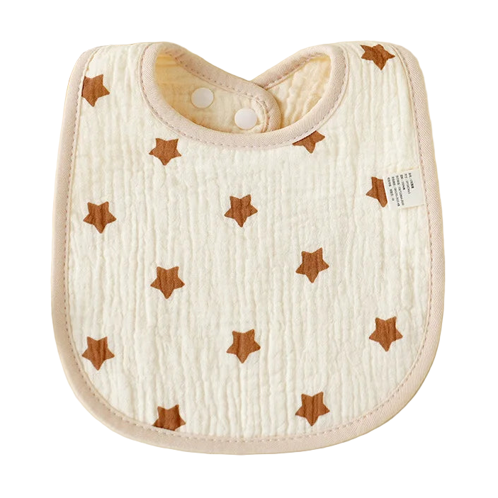 U-Shaped Cotton Saliva Bib Soft Baby Bib | Blooming Babies