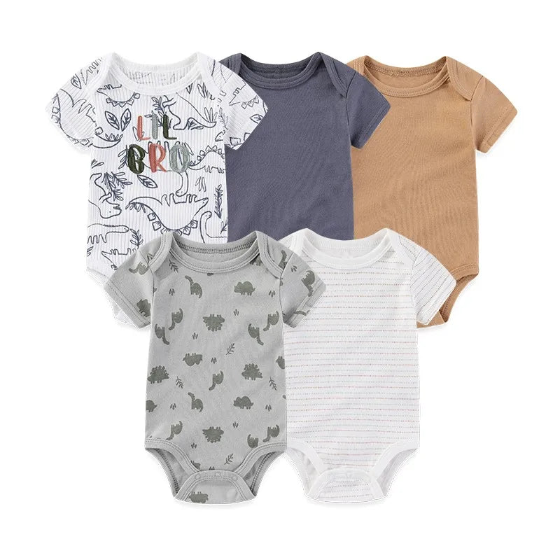 Short Sleeve Baby Romper Set
