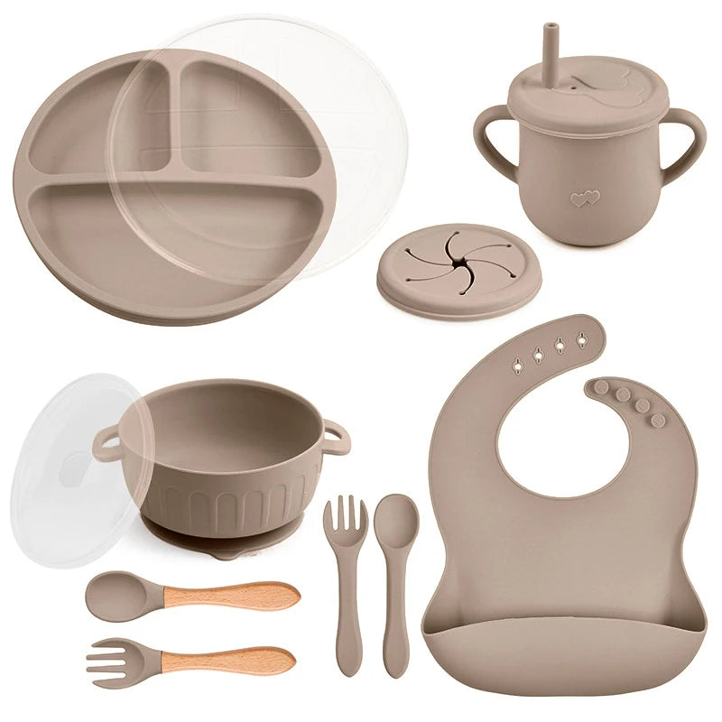 Silicone Baby Tableware Set