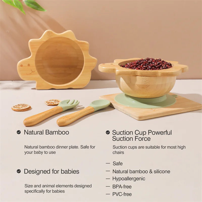 Sun Bamboo Tableware Set Eco-Friendly & Safe | Blooming Babies