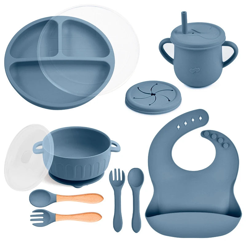 Silicone Baby Tableware Set