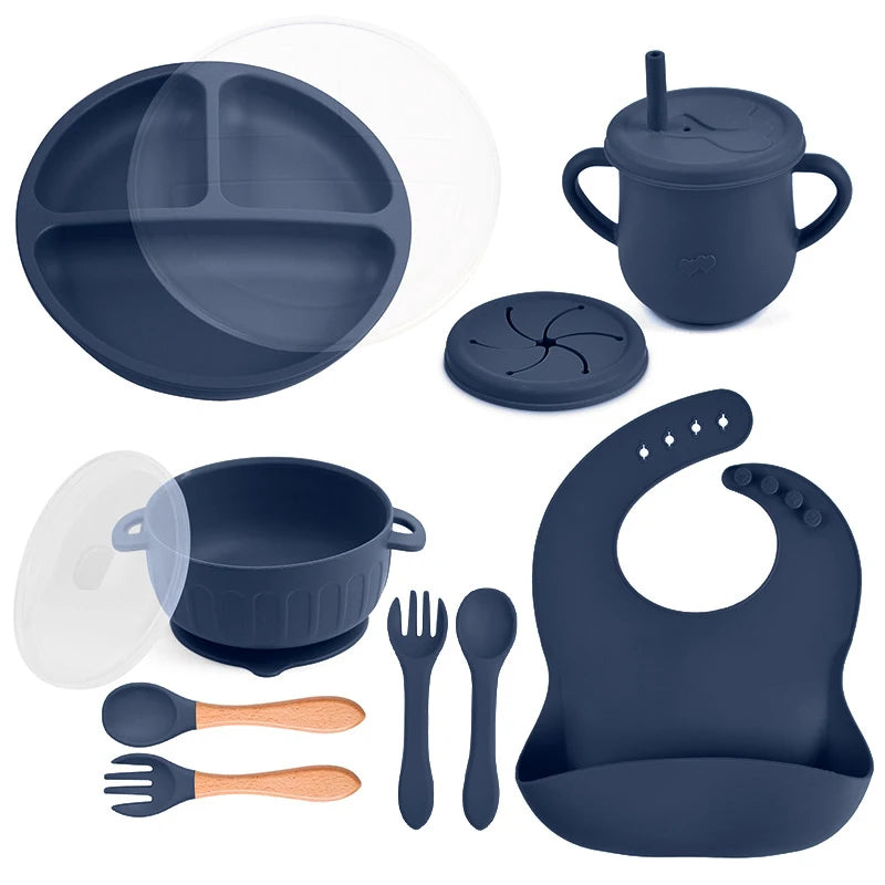 Silicone Baby Tableware Set