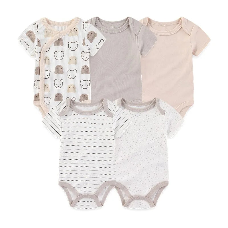 Short Sleeve Baby Romper Set