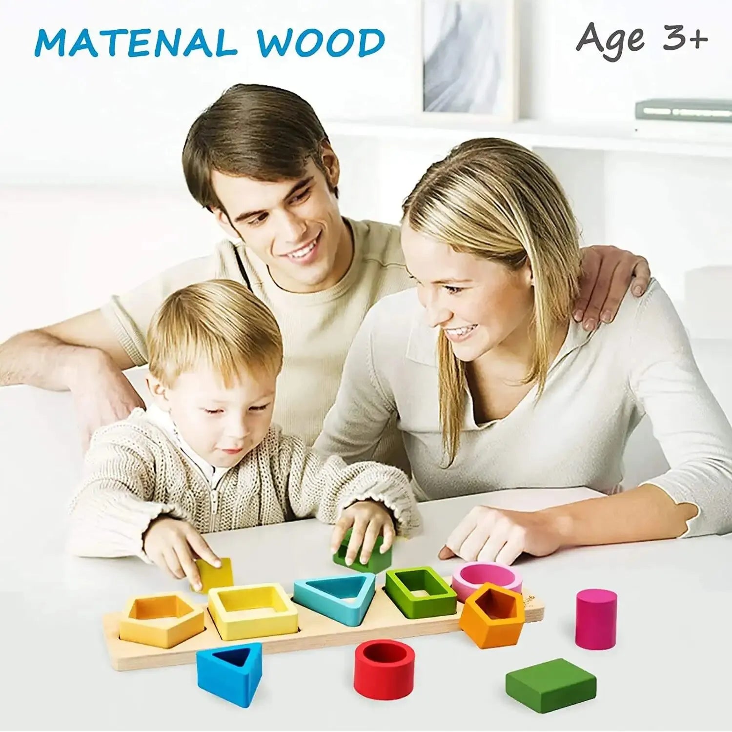 Shape Stack Wooden Puzzle