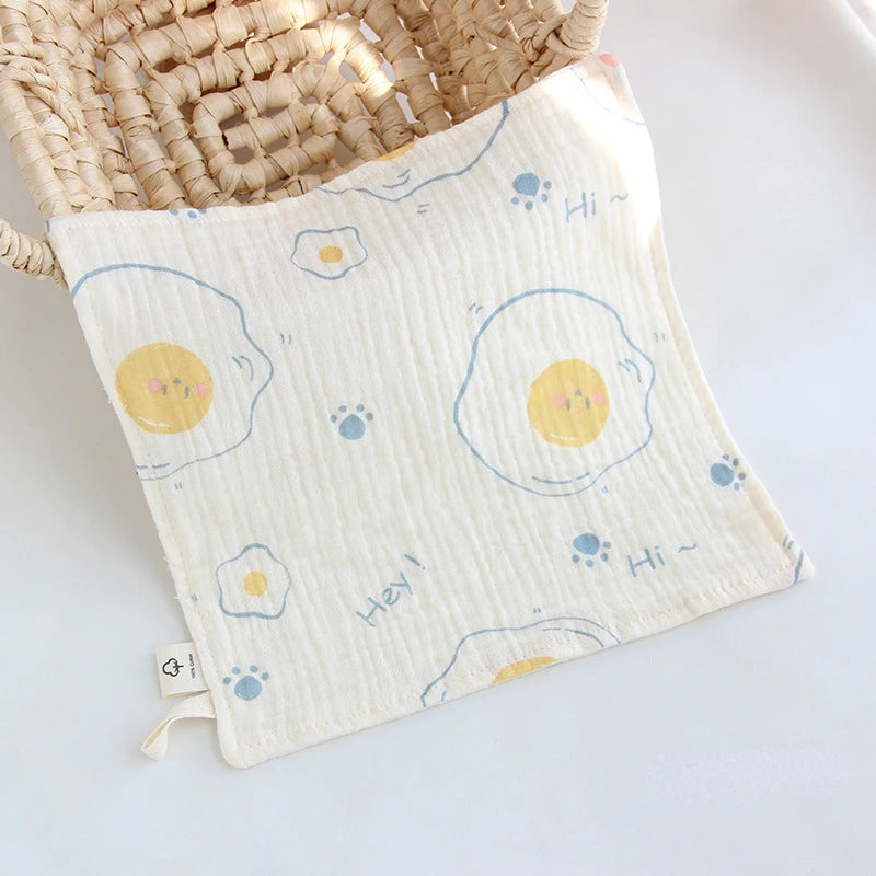 Four-Layer Muslin Square Towel