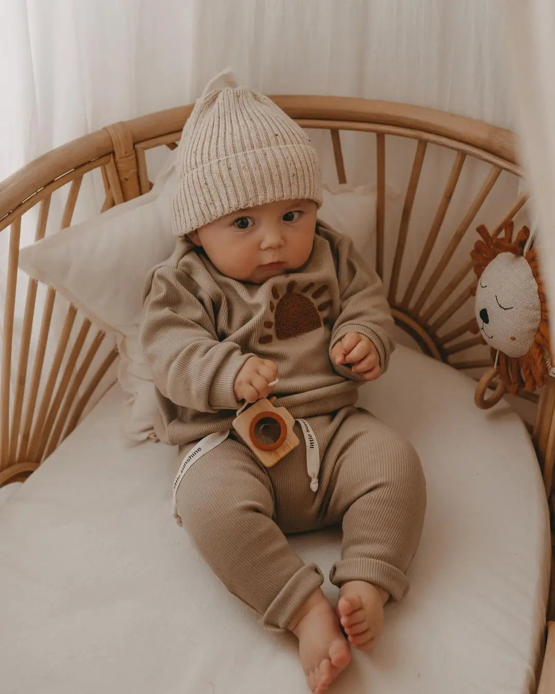 Rainbow Sun Clothing Set Bright Baby Outfit | Blooming Babies