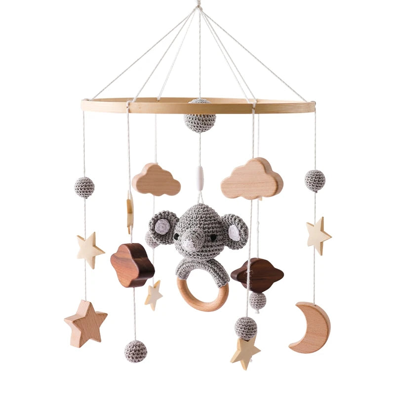 Crib Wooden Nursery Mobile