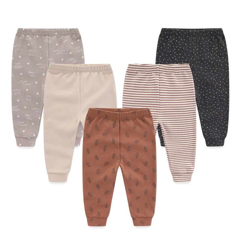 Printed Cotton Pants Set Baby Flannel Wear | Blooming Babies