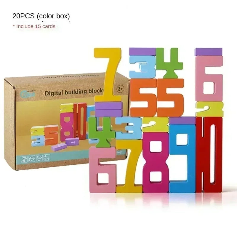 Number Balance Stacking Blocks