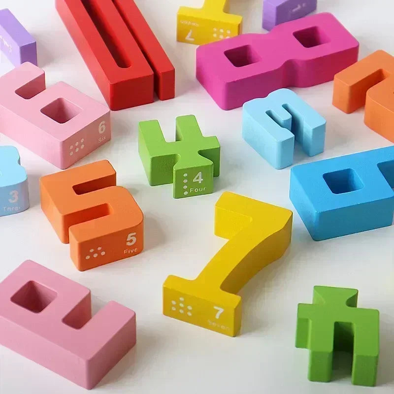 Number Balance Stacking Blocks