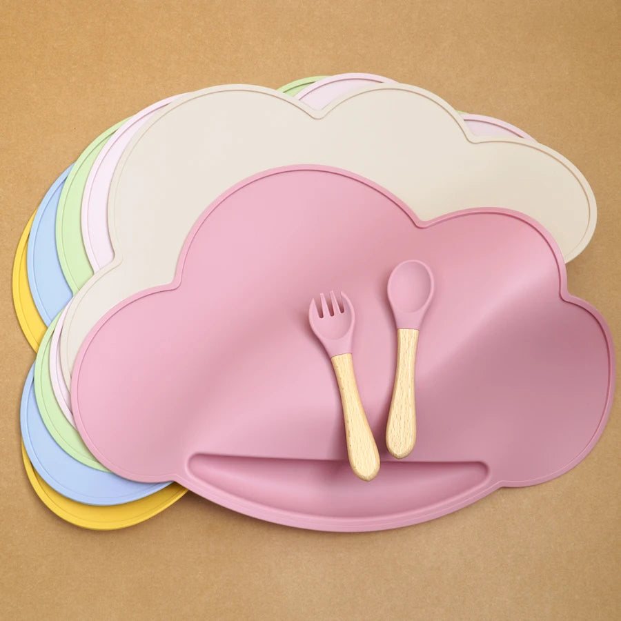 Cloud-Shape Silicone Placemat