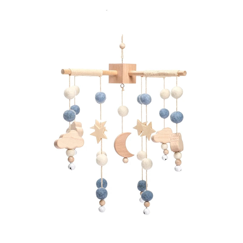 Crib Wooden Nursery Mobile