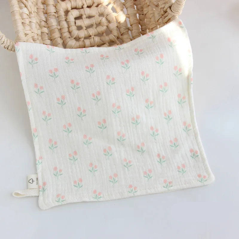 Four-Layer Muslin Square Towel
