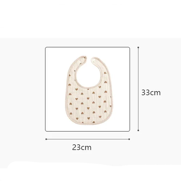 U-Shaped Cotton Saliva Bib