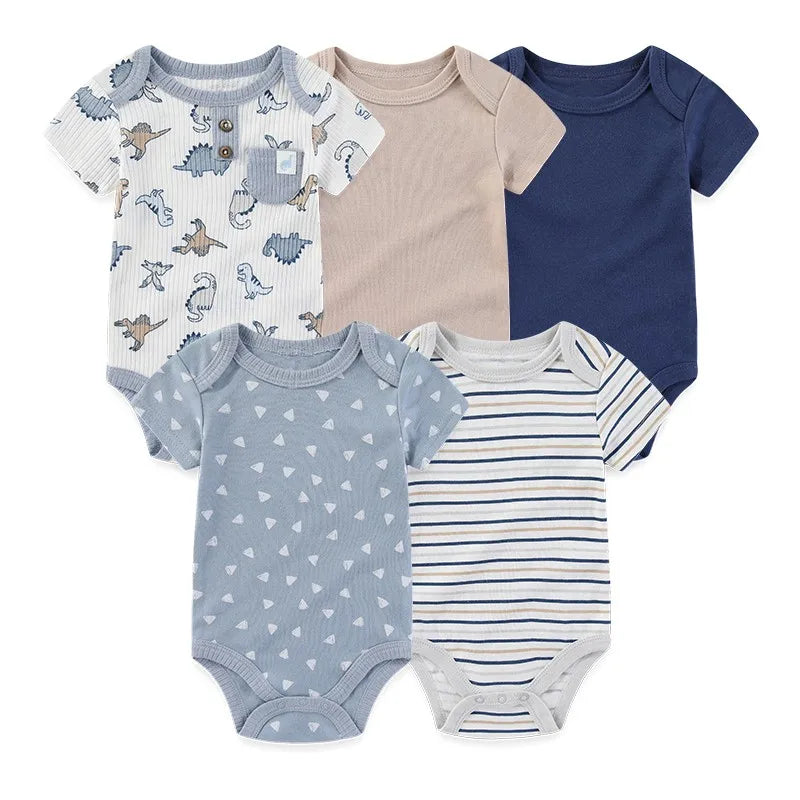 Short Sleeve Baby Romper Set