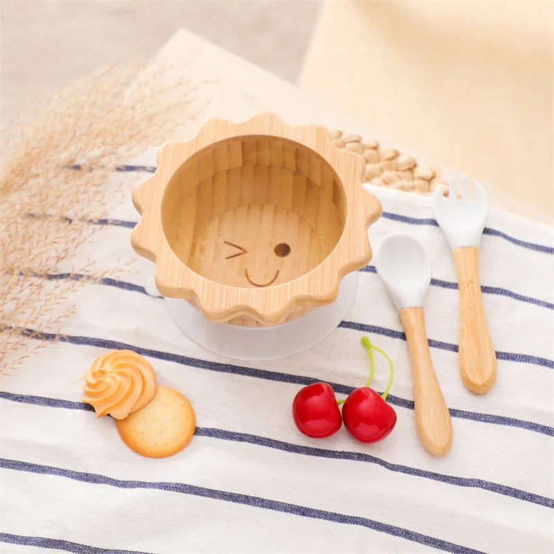 Sun Bamboo Tableware Set Eco-Friendly & Safe | Blooming Babies